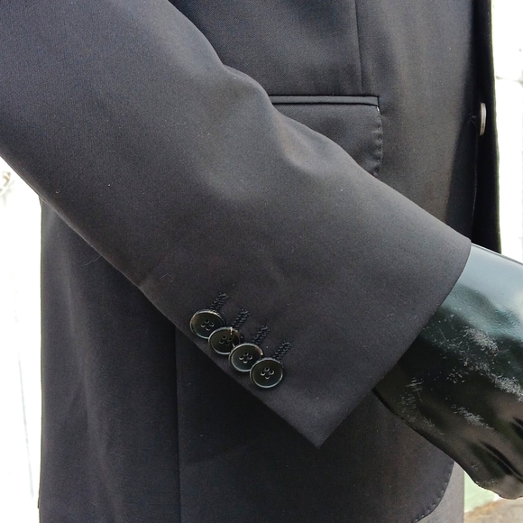 HUGO BOSS MEN'S SUPER 120'S LUXURY BLAZER W/GUABELLO ITALIAN FABRIC (TURKEY) - Picture 7 of 17